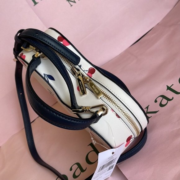 Kate Spade Love Shack Cherry Heart Crossbody Cream Multi - Picture 10 of 16